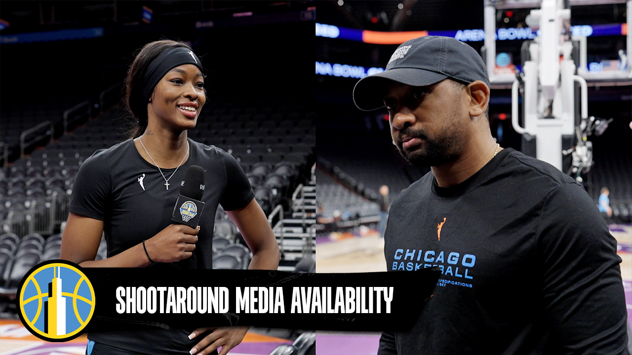 Chicago Sky Shootaround with Head Coach Tyler Marsh